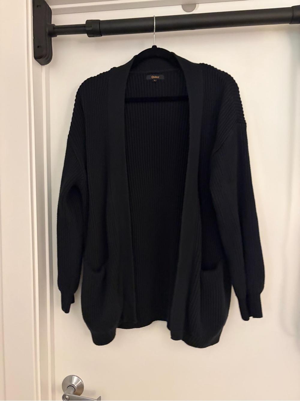 Quince Organic Cotton Long Cardigan